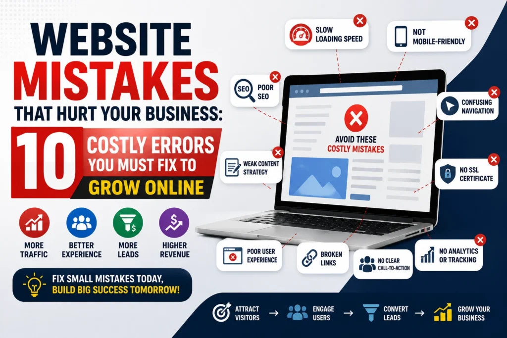 Website Mistakes That Hurt Your Business